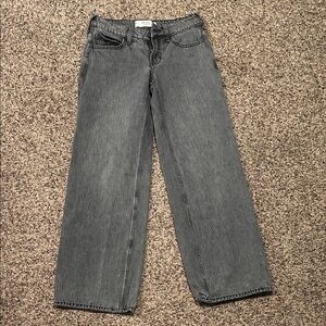 Hollis get low rise baggy jeans in black size 0R or 25